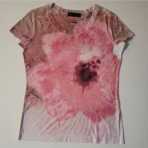 Appropriate Behavior Embellished Short Sleeve T-shirt